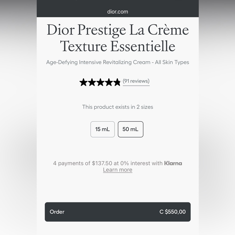 Dior Prestige La Crème face cream - Picture 3 of 6